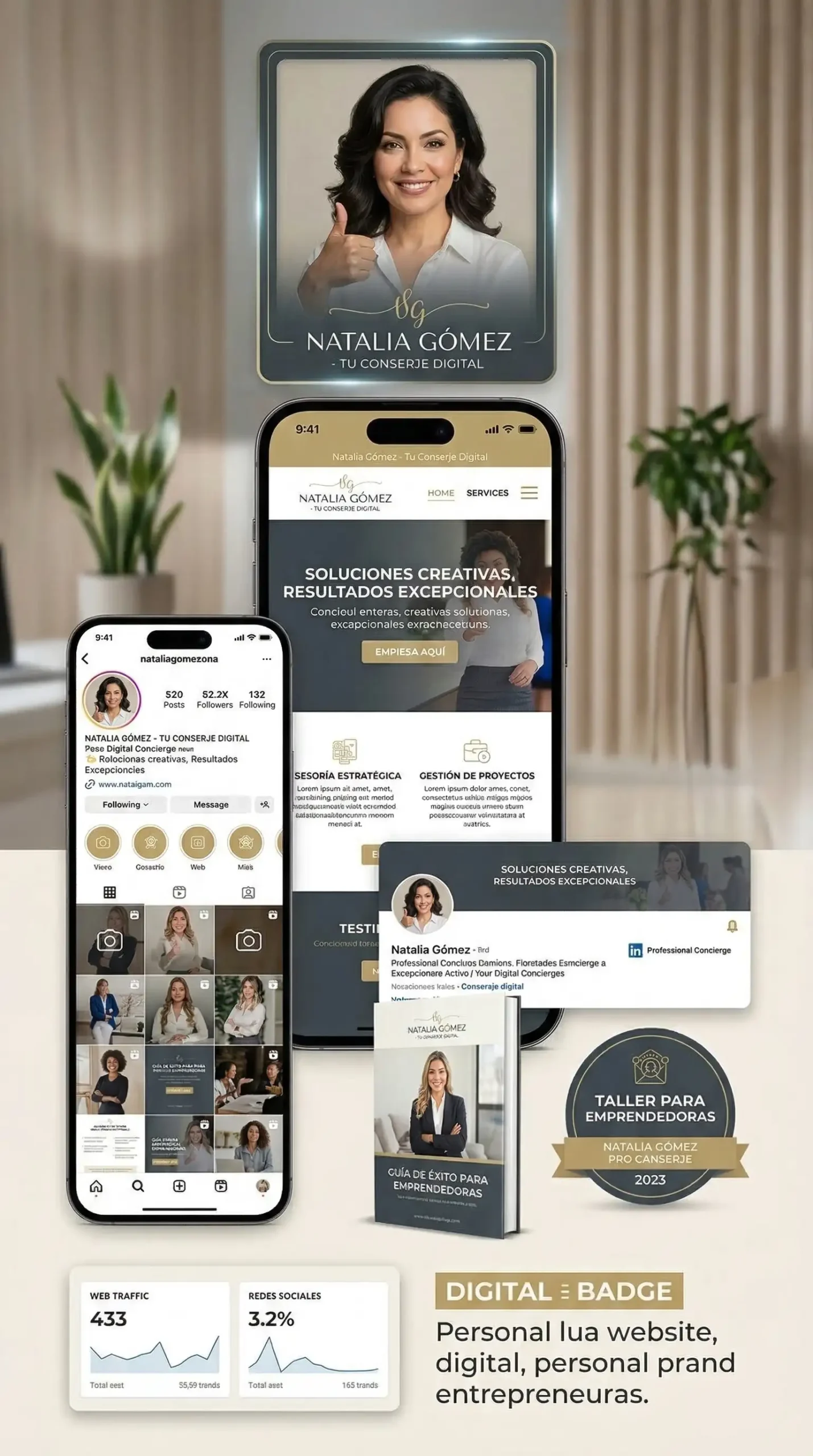 presencia digital para mujeres latinas 